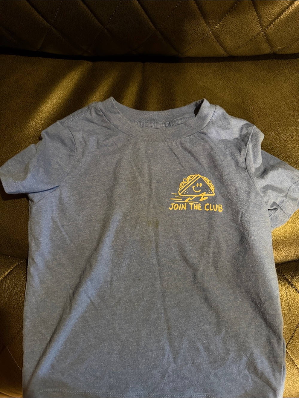 wonder nation Navy Blue Tee with Yellow Taco Logo
